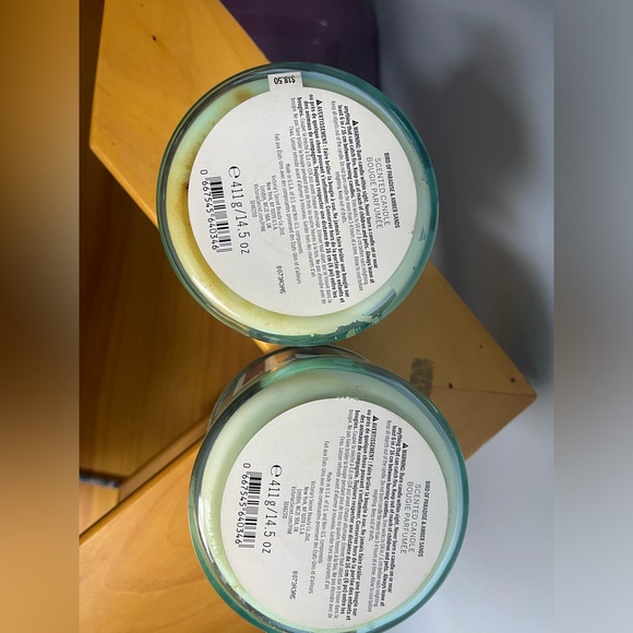 VS PINK YEAH Bundle of 2 Candles HTF NEW - but aged - see pics - Picture 5 of 7